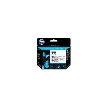 Hewlett-Packard HP 771 - Druckkopf mattschwarz, Chromatic Red (CE017A)