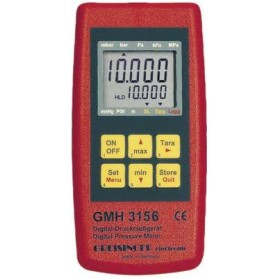 Greisinger GMH 3156 Druck-Messgerät Luftdruck, Flüssigkeiten 2.5 - 400 bar mit Datenloggerfunktion (601464)