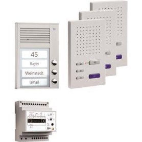 TCS pre:Pack Audio, Aufputz, PPAF03-EN/02, 3 Tasten pre:pack3 zum hörerlosen Freisprechen Aufputz bestehend aus 3 bereits vorko