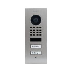 DoorBird D1102V IP Vid. Türst. V2A Edels. 2Ruftasten Unterputz (423866805)