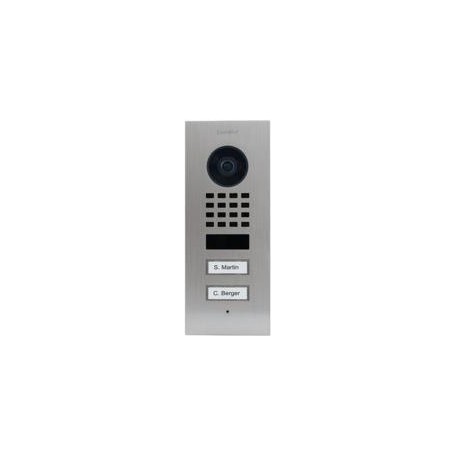 DoorBird D1102V IP Vid. Türst. V2A Edels. 2Ruftasten Unterputz (423866805)