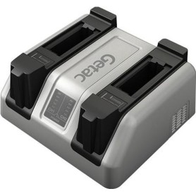 Getac Akkuladestation, 2-Fach Akkuladestation, 2-Fach, inkl.: Netzteil, Netzkabel (UK), passend für: ZX10, ZX80 (GCMCKM)