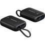 Goobay 76251 batteria portatile Polimeri di litio (LiPo) 10000 mAh Nero