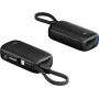 Goobay 76250 batteria portatile Polimeri di litio (LiPo) 5000 mAh Nero