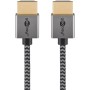 Goobay 75754 cavo HDMI 3 m HDMI tipo A (Standard) Grigio