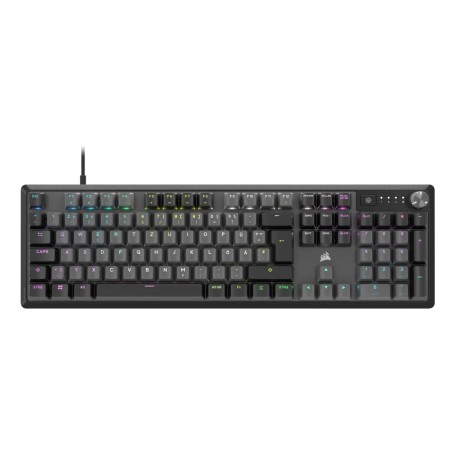 Corsair K70 CORE RGB tastiera Gaming USB QWERTZ Tedesco Grigio (CH-910991E-DE)