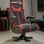 X Rocker 2020014 sedia per videogioco Sedia da gioco per console Sedia tappezzata Nero, Rosso