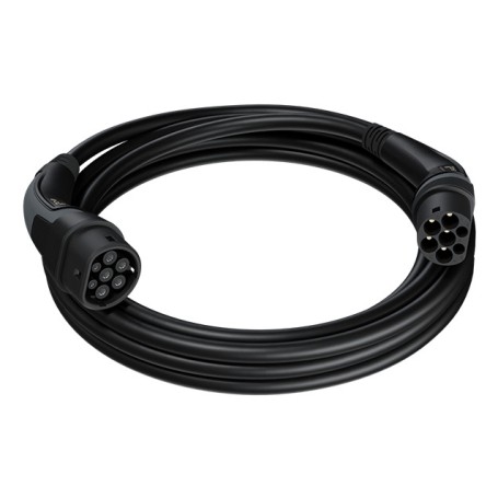 go-e CH-10-07-8 cavo di ricarica per veicoli elettrici Nero Type 2 3 7,5 m