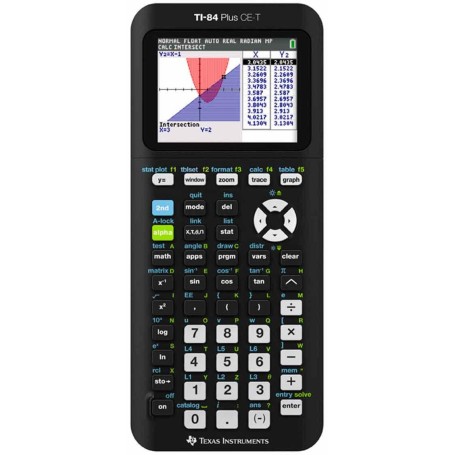 Texas Instruments TI-84 Plus calcolatrice Calcolatrice grafica Nero (83-TI84PLCET1AY)