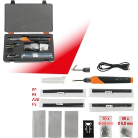 KS TOOLS Werkzeuge-Maschinen GmbH Akku-Kunststoffreparatur-Satz, 134-tlg (150.1010)