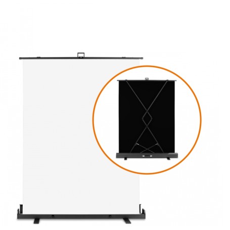 Walimex 23075 sfondi per foto Tessuto Monocromatico Bianco (1023075)
