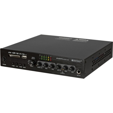 OMNITRONIC EP-220PS Vorverstärker mit MP3-Player, Bluetooth und FM-Radio 9.5 (10007081)
