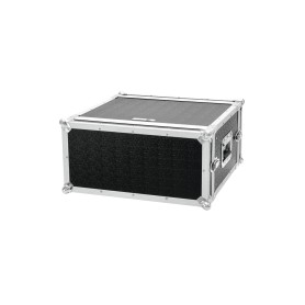 Roadinger 30107204 custodia per attrezzatura audio Custodia rigida Alluminio Nero, Argento