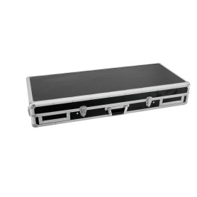 Roadinger 30125356 custodia per attrezzatura audio Controllo per DJ Custodia rigida Legno compensato Nero, Argento