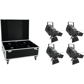 EUROLITE Set 4x LED THA-250F + Case (20000162)