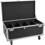 ROADINGER Flightcase 4x Multiflood IP 18x10W RGBW Wash CRMX mit Rollen (31005249)