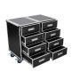 Roadinger 3012643D custodia per attrezzatura audio Universale Custodia trolley Legno compensato Nero