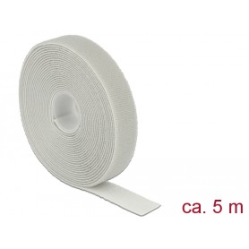 DeLOCK 18280 Velcro Grigio 1 pz
