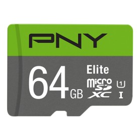 PNY Elite 64 GB MicroSDXC Classe 10 (P-SDUX64U185GW-GE) PNY Elite 64 GB MicroSDXC Classe 10 (P-SDUX64U185GW-GE)