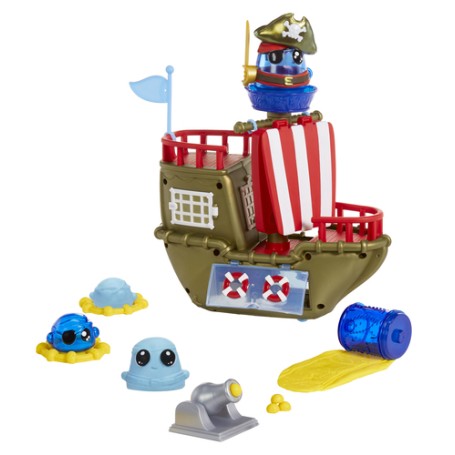MGA Entertainment DohKins Pirate Ship Playset Set da gioco in argilla da modellare 191 g Multicolore (123088-EUC)