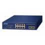 PLANET 8-Port 10/100/1000T 802.3at Gestito L2 Gigabit Ethernet (10/100/1000) Blu (GS-2210-8P2S)
