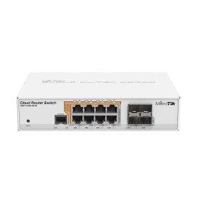 Mikrotik CRS112-8P-4S-IN switch di rete Gigabit Ethernet (10/100/1000) Supporto Power over Ethernet (PoE) Bianco