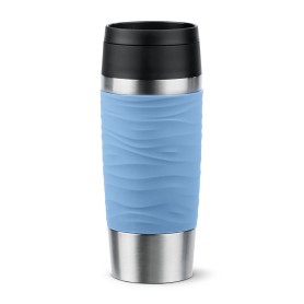 EMSA Travel Mug Waves 36 ml Blu, Acciaio inox (N2021300)