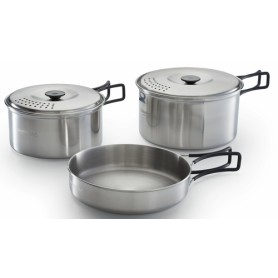 Campingaz 2197184 set di stoviglie da camping Acciaio inox