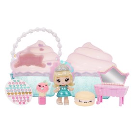 MGA Entertainment Yummiland Beauty Bag Playset + Lip Gloss Doll - Cupcake Beauty Bag (546733-EUC)