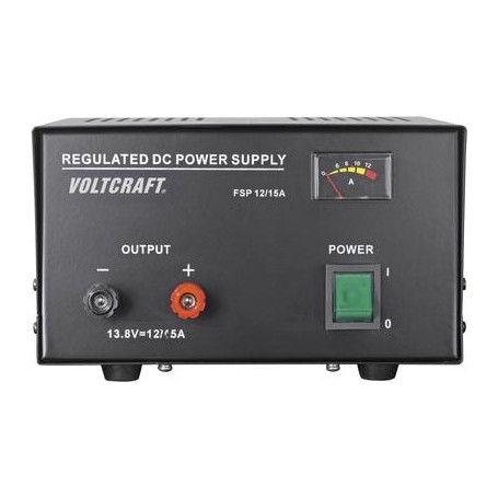 Voltcraft Labornetzgerät, Festspannung FSP-11312 13.8 - 13.8 V/DC 12 - 12 A 165 W 1 x (FSP-11312)