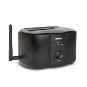 Hamlet Wi-Fi Docking Station per hard disk sata da 2,5'' o 3,5'' (HXDDWIFI)