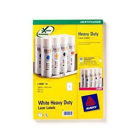 Avery Heavy Duty Laser Labels Bianco (L7068-20)