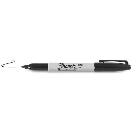 Sharpie Fine Point marcatore permanente Punta sottile Nero (S0810930)