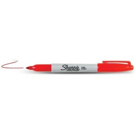 Sharpie Fine Point marcatore permanente Punta sottile Rosso (S0810940)