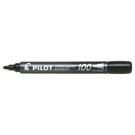 Pilot Permanent Marker 100 evidenziatore 1 pz Punta sottile Nero (002705)
