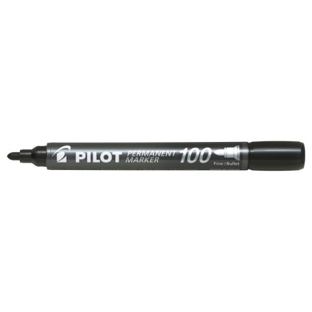 Pilot Permanent Marker 100 evidenziatore 1 pz Punta sottile Nero (002705)