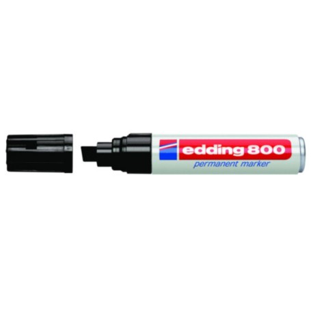 Edding 4-800 001 marcatore permanente Punta smussata Nero 5 pz (4-800 001)