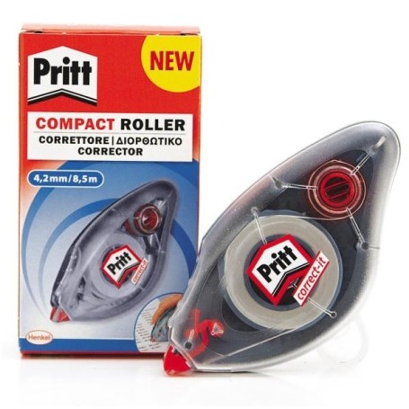 Pritt Compact Roller 4.2 mm x 8.5 m. (conf.10) nastro di correzione 8,5 m Trasparente 10 pz (2120452)