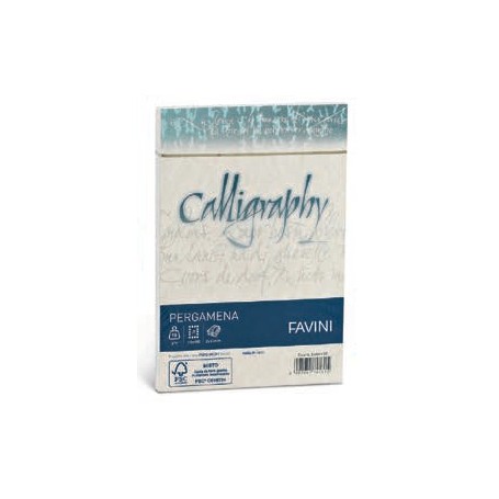 Favini Pergamena Calligraphy busta Carta Crema (A572207)