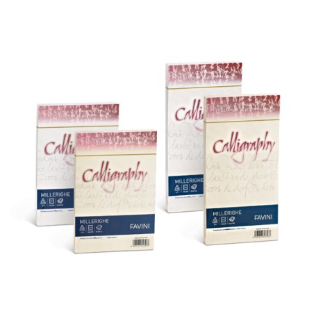 Favini Millerighe Calligraphy carta inkjet A4 (210x297 mm) 50 fogli Avorio (A69Q324)