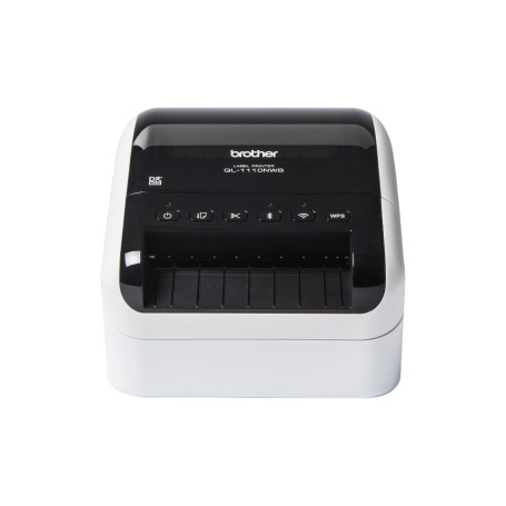 Brother QL-1110NWB stampante per etichette (CD) Termica diretta 300 x 300 DPI Con cavo e senza cavo DK (QL-1110NWB)