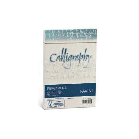 Favini Pergamena Calligraphy busta Carta Nocciola (A57N207)
