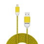 Celly PT-LCS001-5Y cavo per cellulare Giallo 1,5 m USB A Lightning (PT-LCS001-5Y)