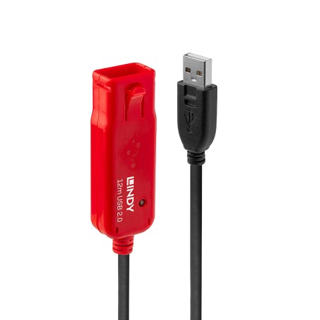 Lindy 42782 cavo USB 12 m USB 2.0 USB A Nero (42782-LND)