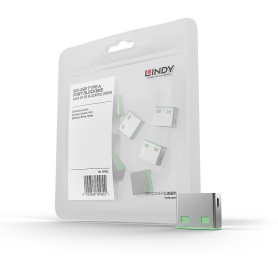 Lindy 40461 clip sicura Bloccaporte USB tipo A Verde Acrilonitrile butadiene stirene (ABS) 10 pz (40461-LND) Lindy 40461 clip sicura Bloccaporte USB tipo A Verde Acrilonitrile butadiene stirene (ABS) 10 pz (40461-LND)