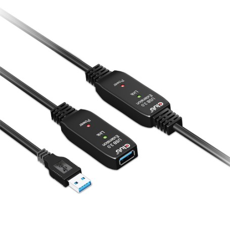 CLUB3D CAC-1405 cavo USB 10 m USB 3.2 Gen 2 (3.1 Gen 2) USB A Nero (CAC-1405)