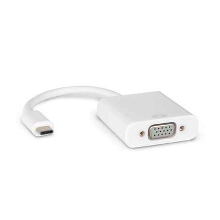 Hamlet HVATC2VGA cavo e adattatore video 0,13 m USB tipo-C VGA (D-Sub) Bianco (HVATC2VGA)