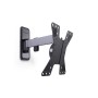 Erard 048220 Supporto TV a parete 94 cm (37") Nero, Argento (ER048220)