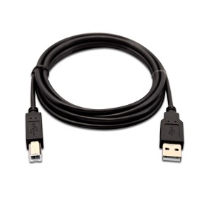 V7 Cavo USB nero da USB 2.0 A maschio a USB 2.0 B maschio 2m 6.6ft (V7USB2AB-02M-1E) V7 Cavo USB nero da USB 2.0 A maschio a USB 2.0 B maschio 2m 6.6ft (V7USB2AB-02M-1E)