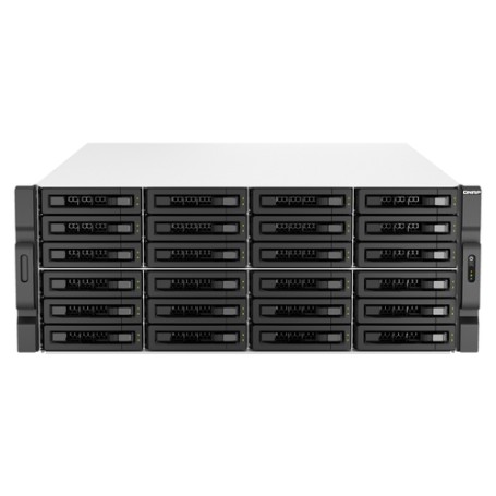 QNAP TS-H3087XU-RP NAS Armadio (4U) Collegamento ethernet LAN Nero, Bianco E-2378 (TS-H3087XU-RP-E2378-64G)